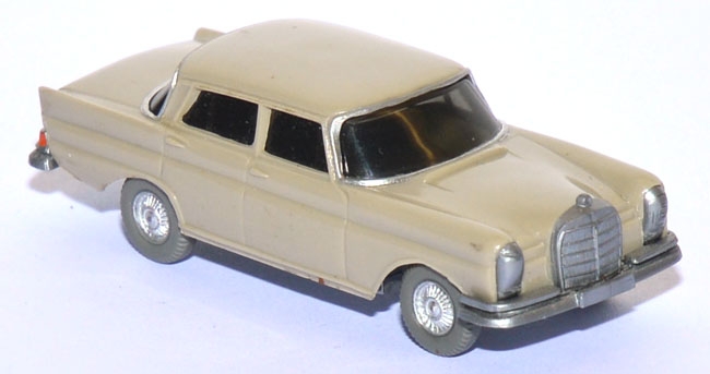 Mercedes-​Benz 220 S Heckflosse hellgelbgrau