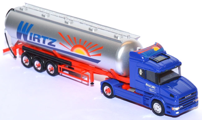 Scania TL Hauber Kippsilo-​Sattelzug Wirtz