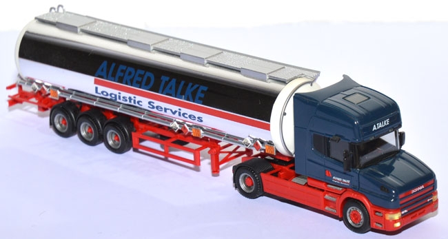 Scania T124 L 420 Hauber Chromtank-Sattelzug Alfred Talke