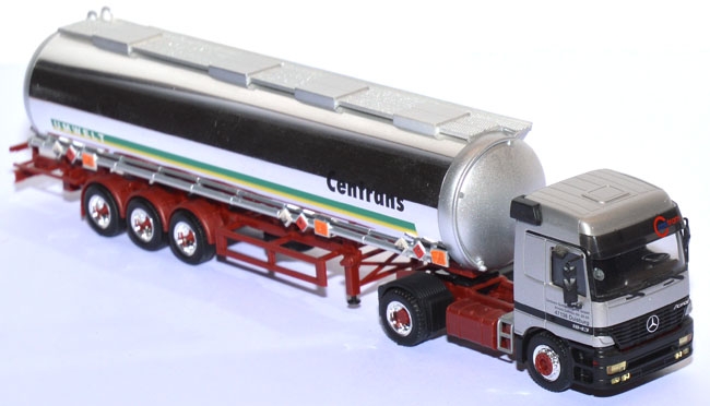 Mercedes-Benz Actros L 1843 Chromtank-Sattelzug Centrans silber