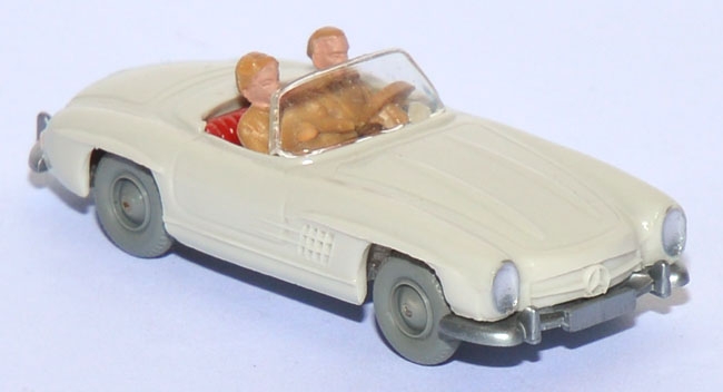 Mercedes-​Benz 300 SL Cabrio perlweiß