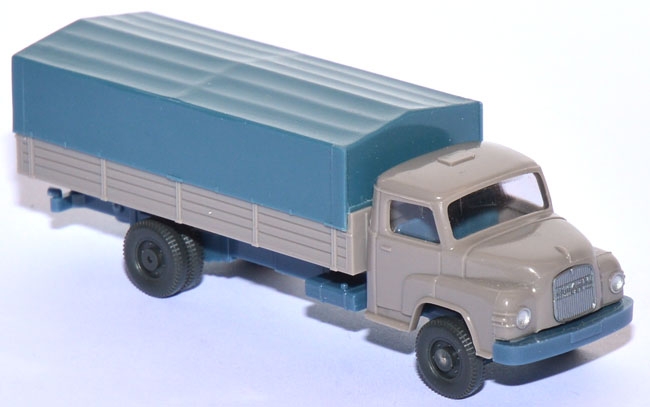 MAN 650 H Kurzhauber Pritschen-​Lkw hellgraubeige