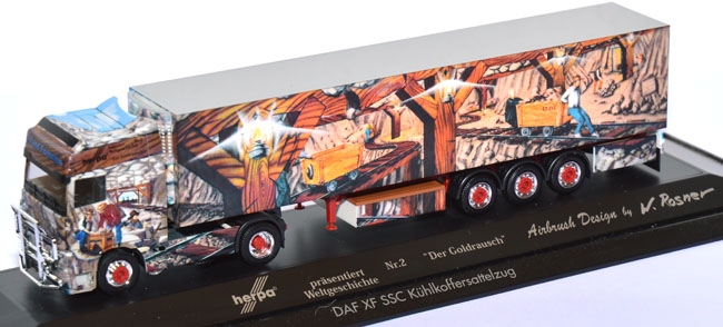 DAF XF SSC Kühlkoffer-Sattelzug - Weltgeschichte Der Goldrausch - Nr. 2