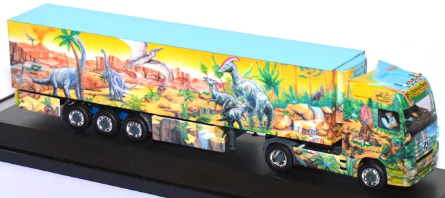 Mercedes-Benz Actros LH 02 Kühlkoffer-Sattelzug - Weltgeschichte Die Dinosaurier - Nr. 5