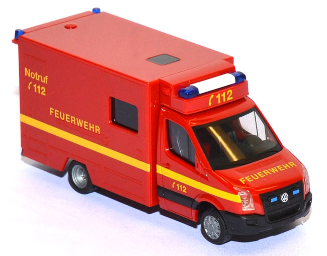 VW Crafter RTW Feuerwehr rot