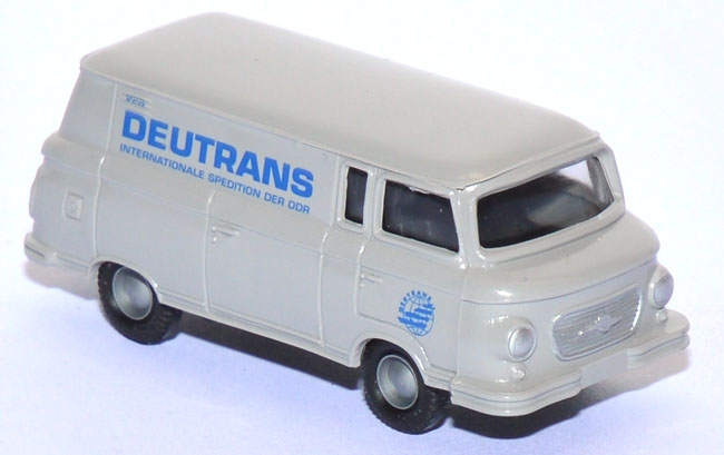 Barkas B 1000 Kastenwagen Deutrans grau