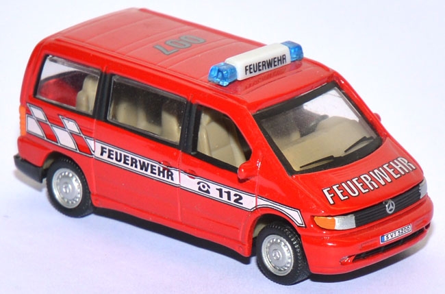 Mercedes-Benz Vito Bus Feuerwehr #007 rot