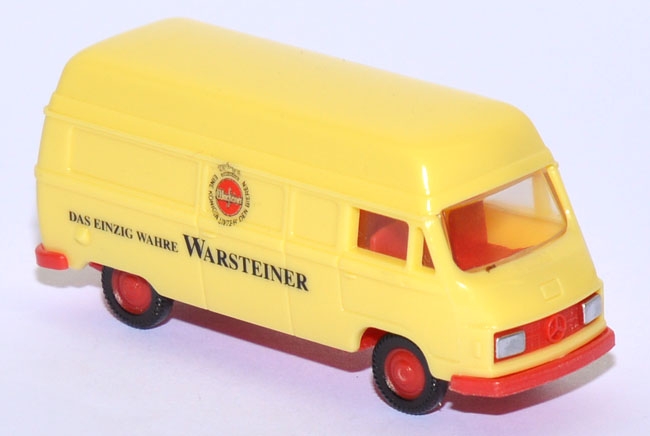 Mercedes-​Benz L 207 Kasten Warsteiner schwefelgelb