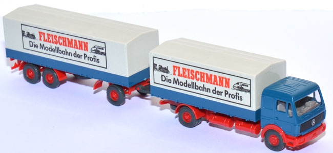 Mercedes-Benz NG 1628 Pritschenlastzug Fleischmann capriblau