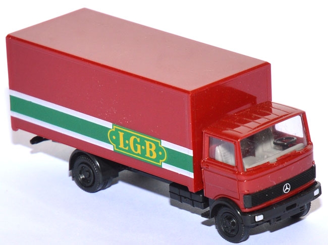 Mercedes-Benz LP 813 Koffer-LKW LGB Gartenbahn weinrot