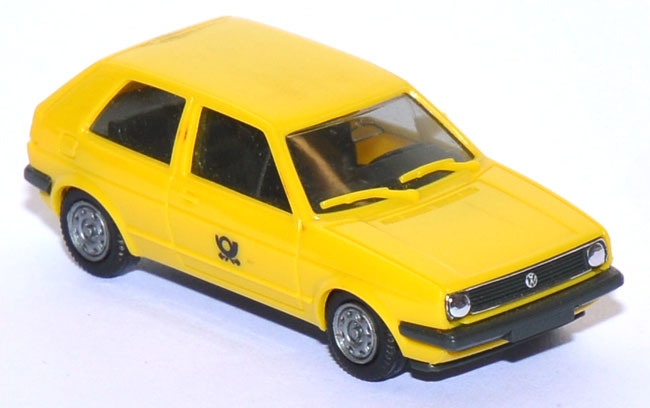 VW Golf 2 2türig Post gelb