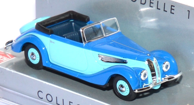 BMW 327 Cabrio offen Baujahr 1938 CMD blau 40255