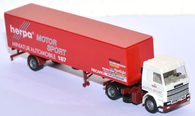 Scania R 113 / R 3 Topline Renntransporter Herpa Motorsport