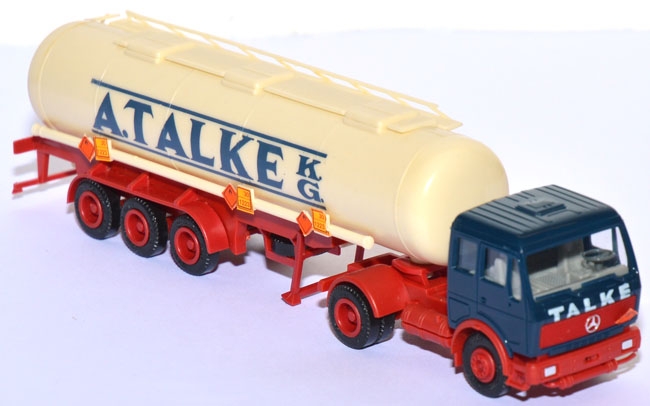 Mercedes-​​Bemz 1633 Tanksattelzug A. Talke KG blau