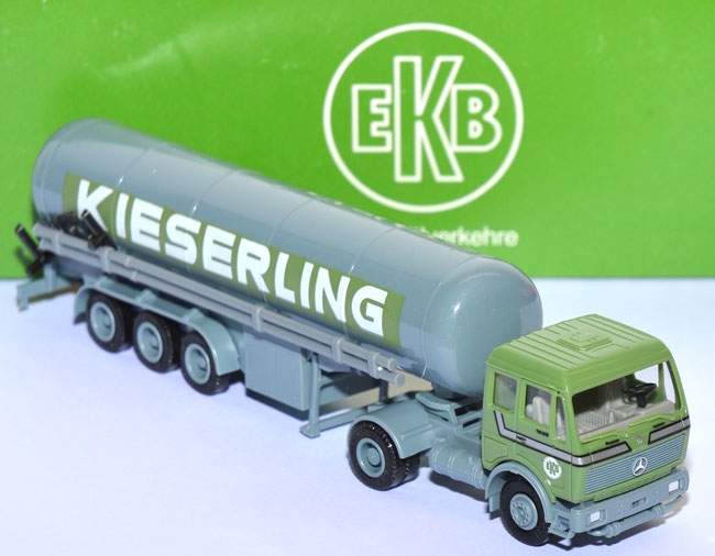 Mercedes-Benz NG 1638 Chemie-Tanksattelzug Kieserling Spedition / EKB grün