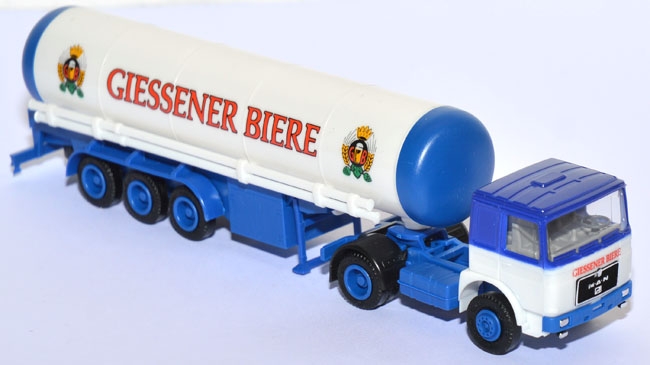 MAN F8 Tanksattelzug Giessener Biere