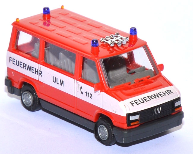 Fiat Ducato MTW Feuerwehr Ulm rot 43294