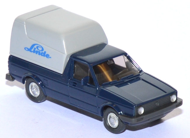 VW Caddy 1 Linde stahblau