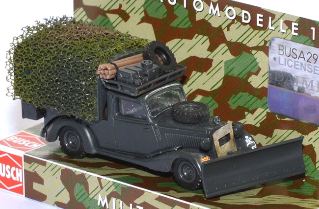 Mercedes-​Benz 170 V Schneeräumfahrzeug Militär grau 41564