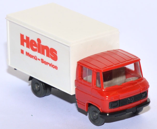 Mercedes-​​​​Benz L 608 Koffer Heins Menü-​Service rot