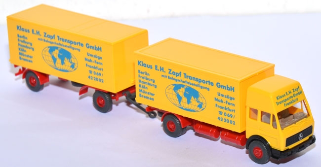 Mercedes-​​​Benz NG 1638 Kofferlastzug mit HD Zapf