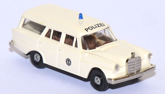 Mercedes-​Benz 190 C Kombi Polizei Berlin weiß