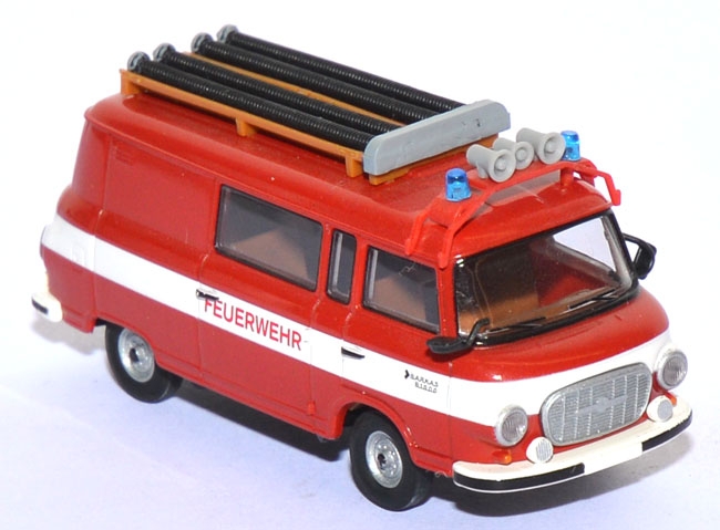 Barkas B 1000 Halbbus KLF Feuerwehr rot