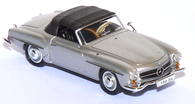 Mercedes-Benz 190 SL Cabrio geschlossen silber