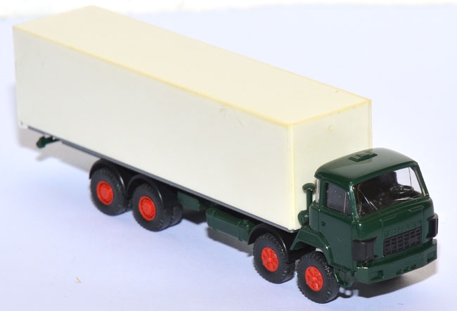 Saurer D 290/330 Koffer-LKW 4-Achser unbedruckt grün