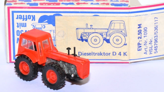 Dieseltraktor D4K rot