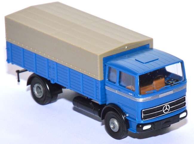 Mercedes-​Benz LP 1418 Pritschen-​LKW blau