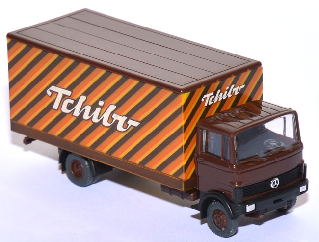 Mercedes-​Benz LP 809 Koffer-​LKW Tchibo braun