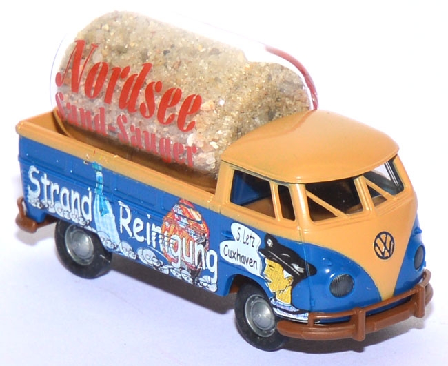 VW T1 Pritsche mit Ladung Nordsee Sand-Sauger - Strand Reinigung S. Letz Cuxhaven