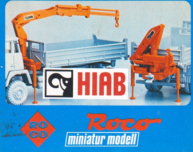 HIAB-​Ladekran Bausatz orange