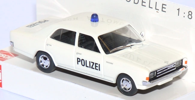 Opel Rekord Polizei Hessen weiß 42005