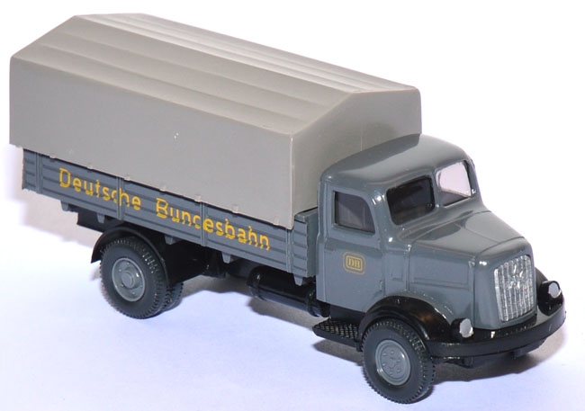 Henschel HS 100 Pritschen-​Lkw Deutsche Bundesbahn DB zeltgrau