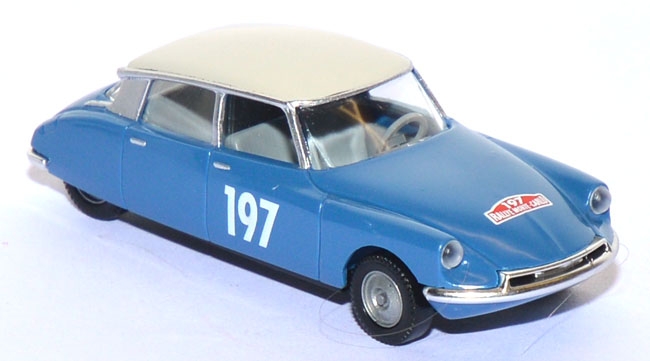 Citroen ID 19 #197 Rallye Monte-Carlo brillantblau