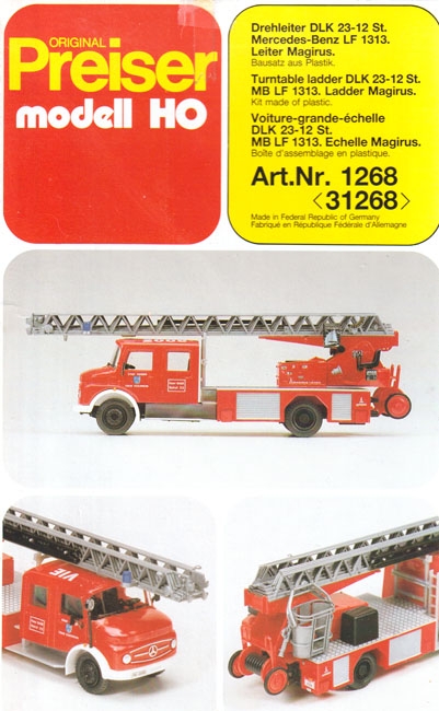 Mercedes-Benz LF 1313 Drehleiter DLK 23-12 St. Feuerwehr Bausatz