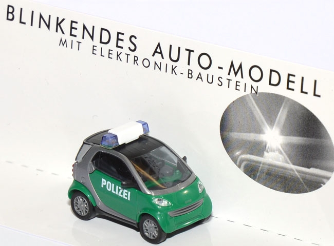 Smart City Coupe Polizei - Blinkendes Auto-Modell mit Elektronik-Baustein grün 5624