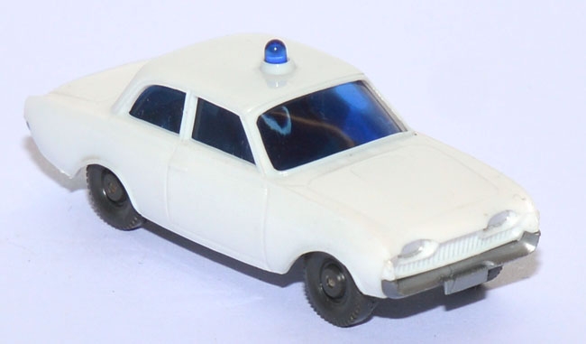 Ford Taunus 17 M '60 Badewanne Polizei weiß