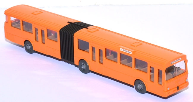 Mercedes-​Benz O 305 Schubgelenkbus rotorange