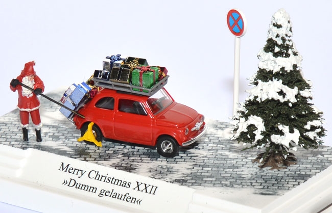 Weihnachtsdiorama 2018 Dumm gelaufen 7653