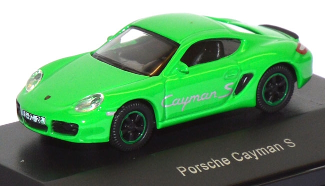 Porsche Cayman S grün