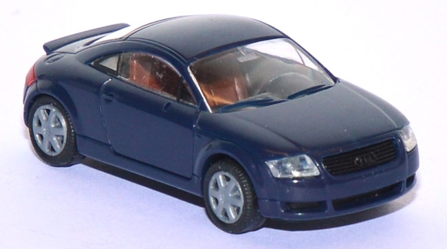 Audi TT Coupé (8N) mit Heckspoiler dunkelblau