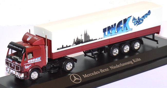 Mercedes-Benz SK 1748 Pritschensattelzug Mercedes-Benz Köln - Truck de Cologne