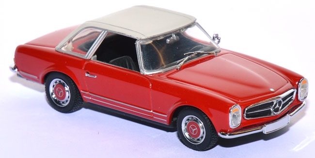 Mercedes-Benz 280 SL Pagode Cabriolet geschlossen 1968 rot