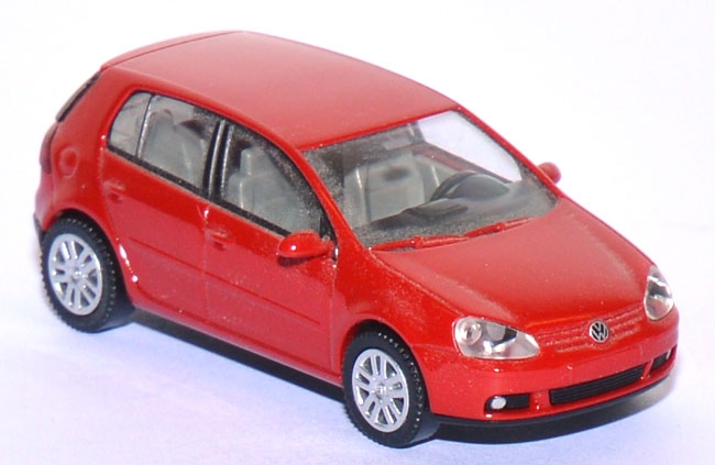 VW Golf 5 Plus 4türig tomatenrot