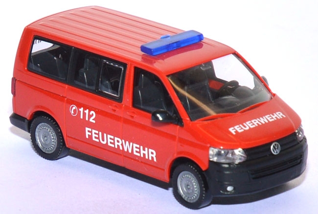 VW T5 GP Multivan Bus Feuerwehr rot