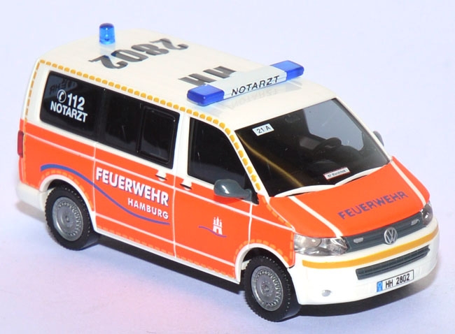 VW T5 Bus GP Multivan NEF F21 BF Hamburg Wandsbek HH 2802 Feuerwehr