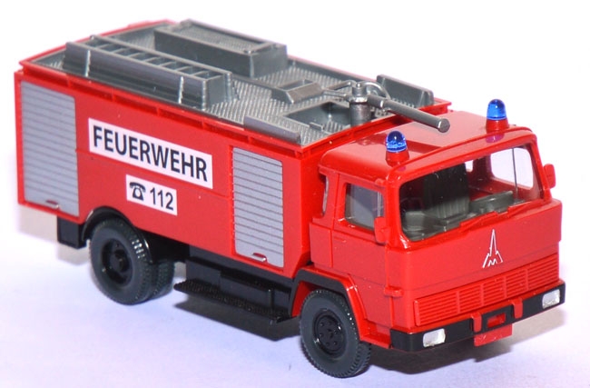 Magirus 186 D 15 FL TLF Tanklöschfahrzeug Feuerwehr rot